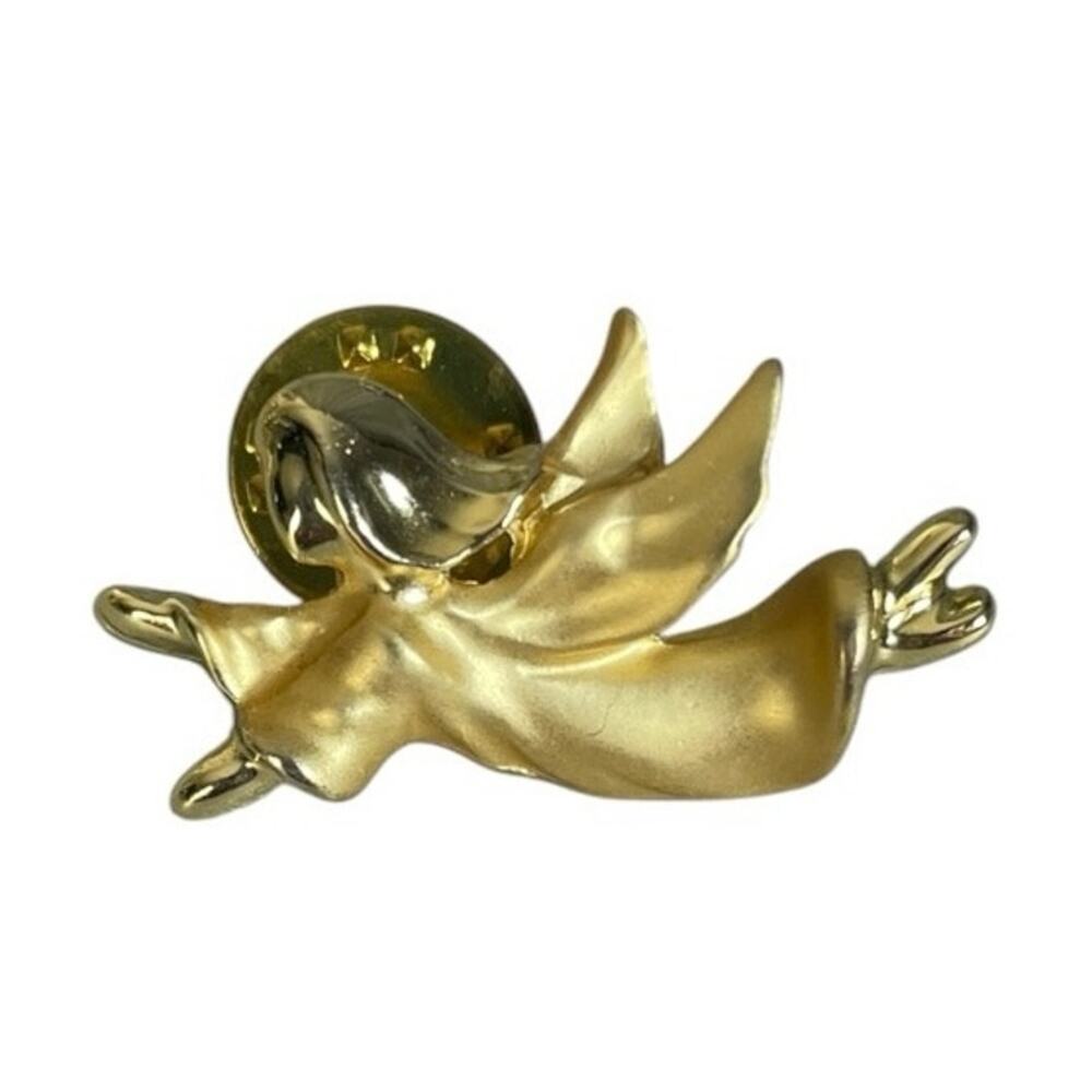 Vintage Gigi Giusti Flying Guardian Angel Lapel Pin